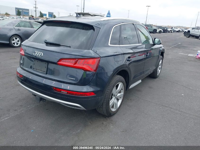 2019 Audi Q5 45 Premium VIN: WA1ANAFY0K2071287 Lot: 39496345