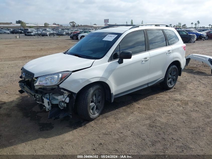 2018 Subaru Forester 2.5I VIN: JF2SJABC4JH607526 Lot: 39496352