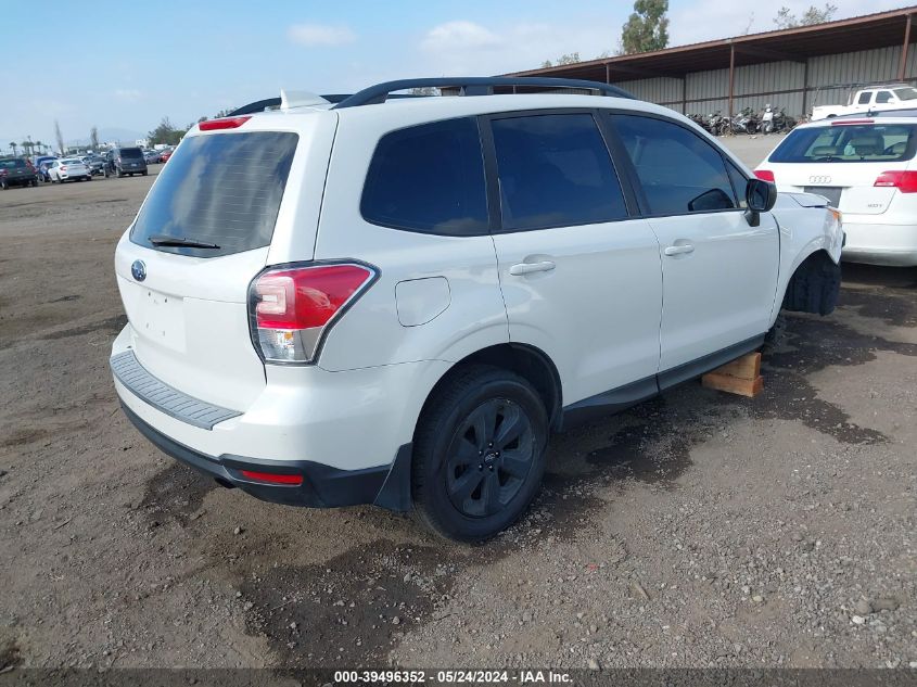 2018 Subaru Forester 2.5I VIN: JF2SJABC4JH607526 Lot: 39496352