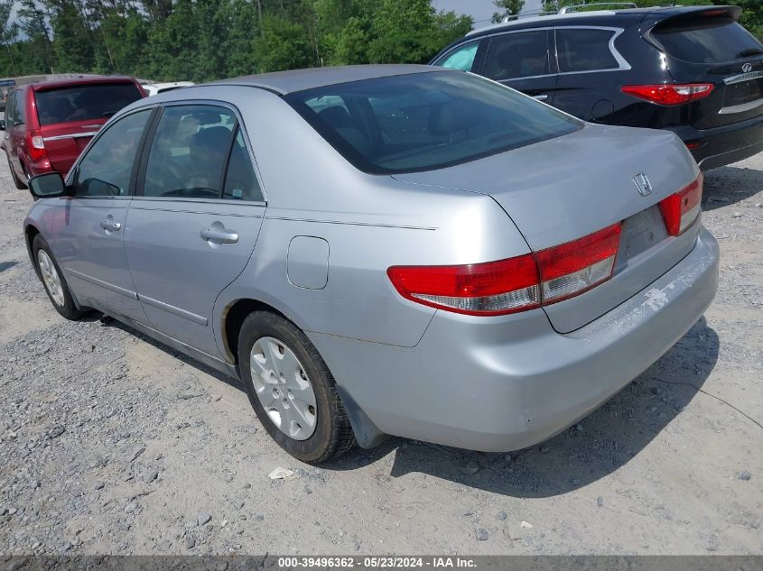 2004 Honda Accord 2.4 Lx VIN: 1HGCM563X4A023397 Lot: 39496362