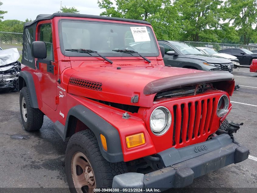 2005 Jeep Wrangler X VIN: 1J4FA39S85P357805 Lot: 39496380