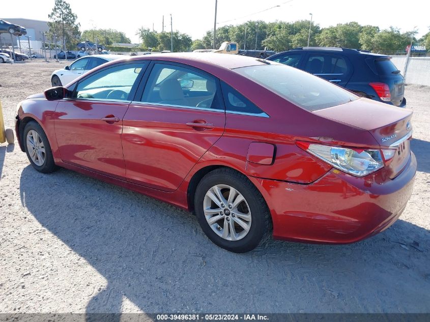 2013 Hyundai Sonata Gls VIN: 5NPEB4AC6DH658611 Lot: 39496381