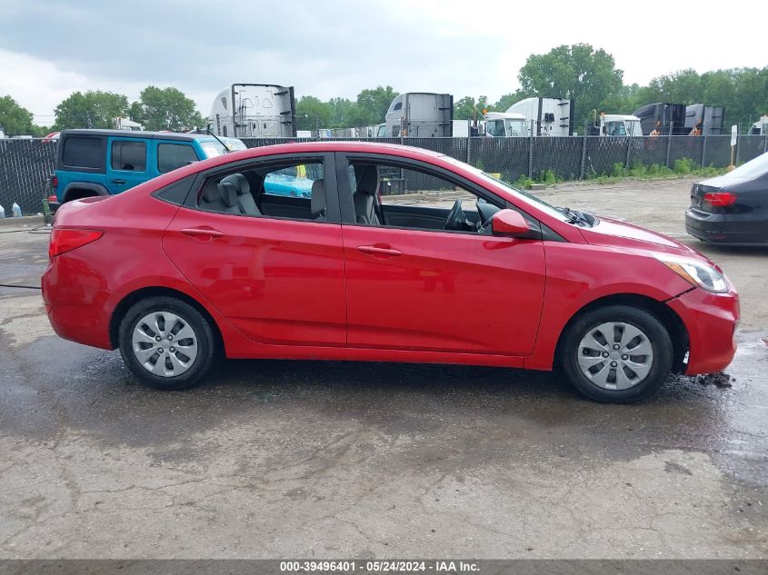 2015 Hyundai Accent Gls VIN: KMHCT4AE4FU836123 Lot: 39496401