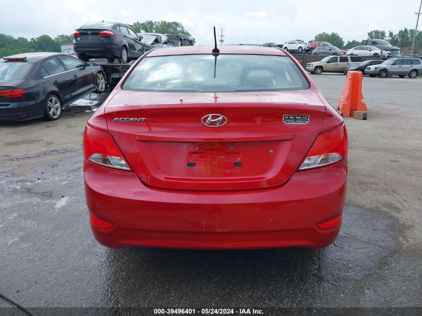 2015 Hyundai Accent Gls VIN: KMHCT4AE4FU836123 Lot: 39496401