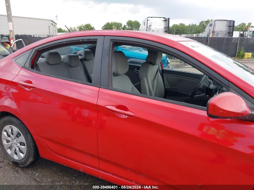 2015 Hyundai Accent Gls VIN: KMHCT4AE4FU836123 Lot: 39496401