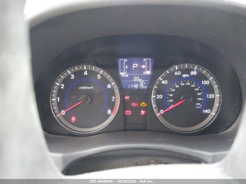 2015 Hyundai Accent Gls VIN: KMHCT4AE4FU836123 Lot: 39496401