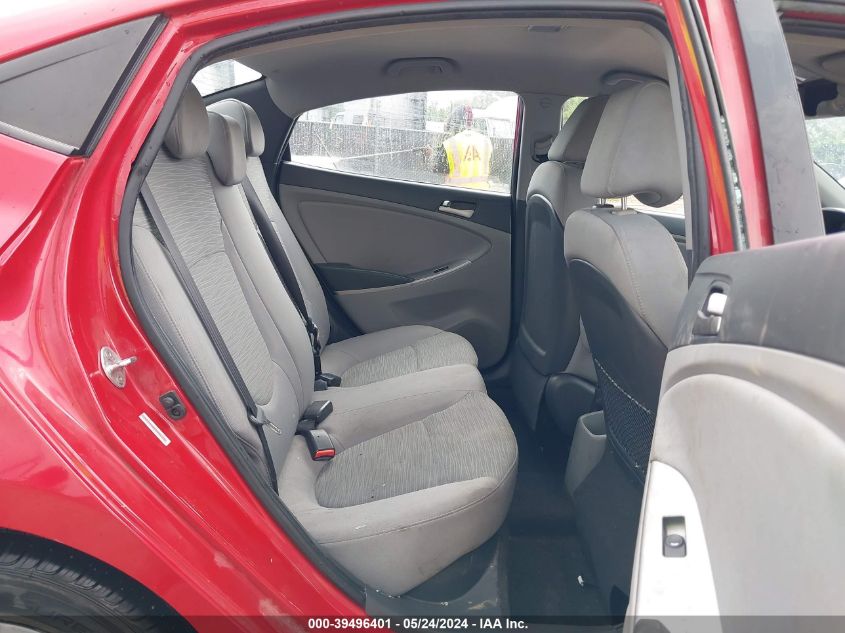 2015 Hyundai Accent Gls VIN: KMHCT4AE4FU836123 Lot: 39496401