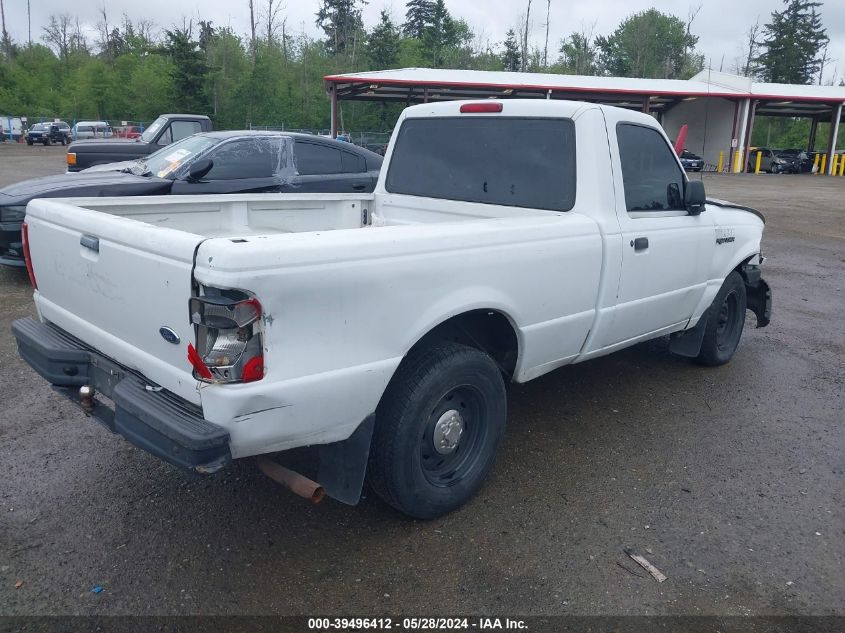 2001 Ford Ranger Xl/Xlt VIN: 1FTYR10D41PB77371 Lot: 39496412