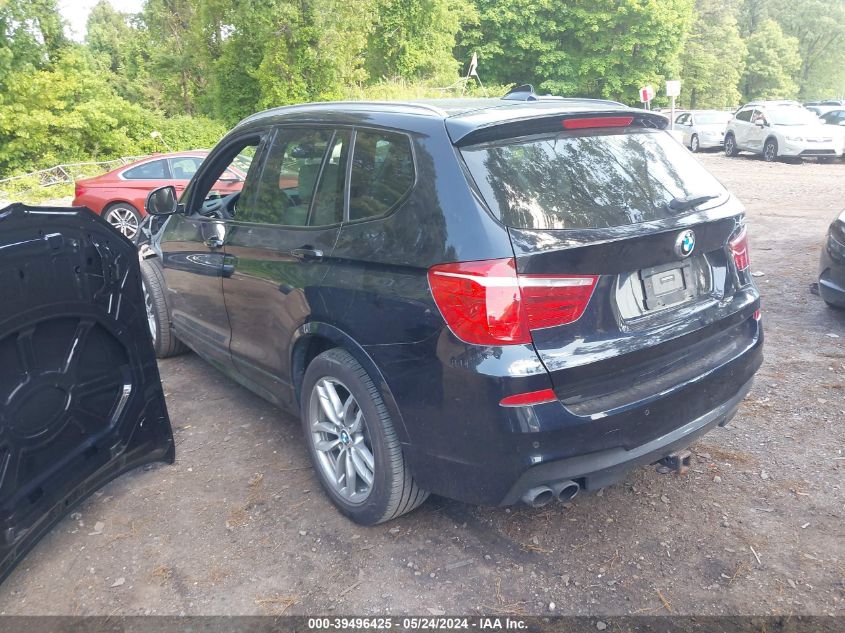 2016 BMW X3 XDRIVE28I - 5UXWX9C59G0D90139