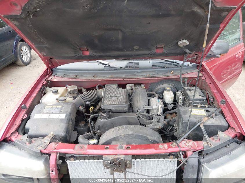 2002 Chevrolet Trailblazer Ltz VIN: 1GNDS13S122510807 Lot: 39496442