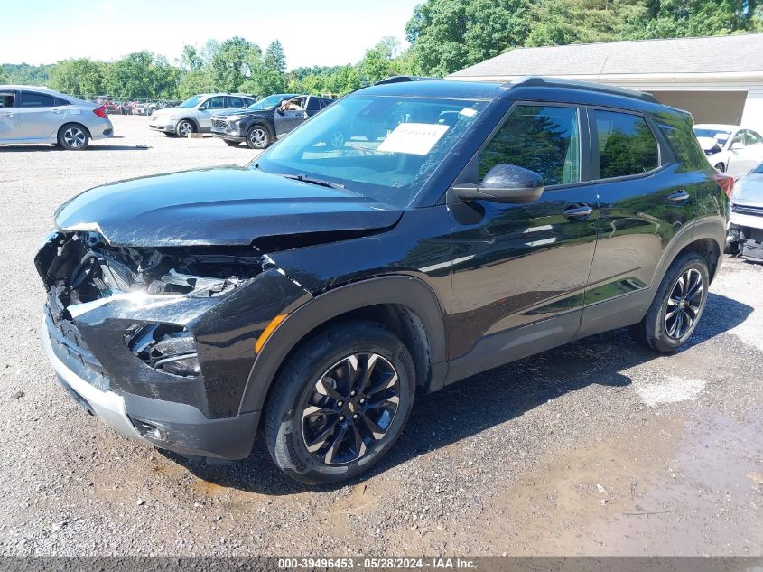 2022 Chevrolet Trailblazer Fwd Lt VIN: KL79MPS21NB108414 Lot: 39496453