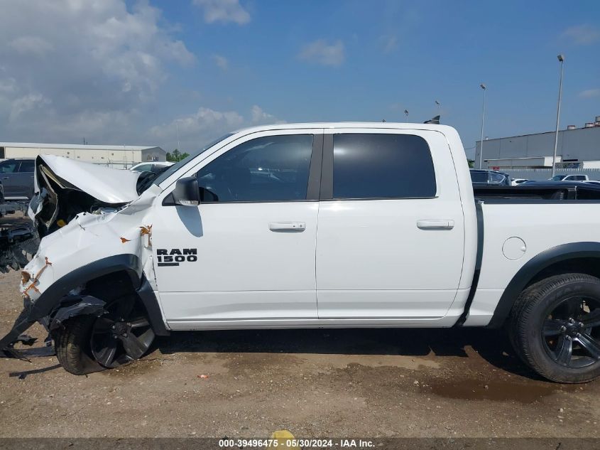 2022 Ram 1500 Classic Warlock 4X2 5'7 Box VIN: 1C6RR6LG8NS221891 Lot: 39496475