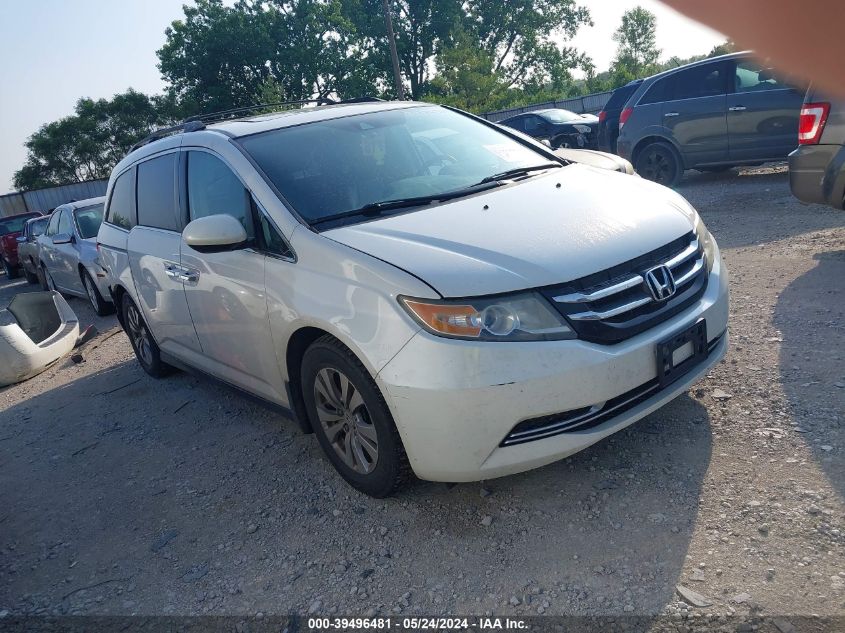 2014 Honda Odyssey Ex-L VIN: 5FNRL5H69EB110283 Lot: 39496481