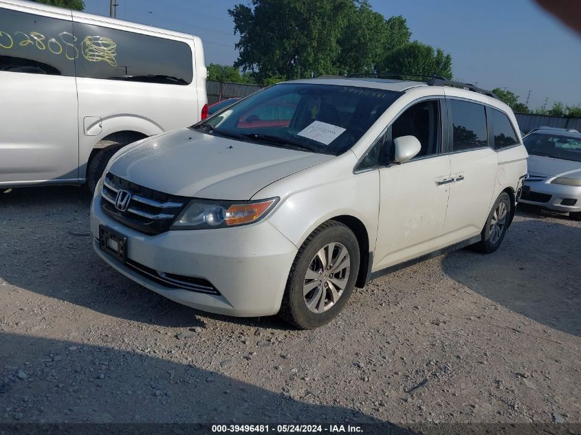 2014 Honda Odyssey Ex-L VIN: 5FNRL5H69EB110283 Lot: 39496481