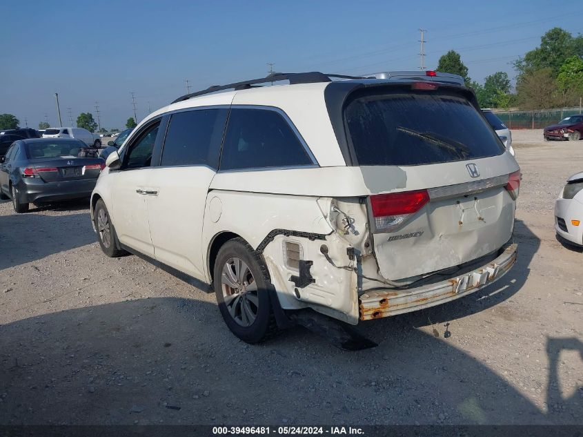 2014 Honda Odyssey Ex-L VIN: 5FNRL5H69EB110283 Lot: 39496481