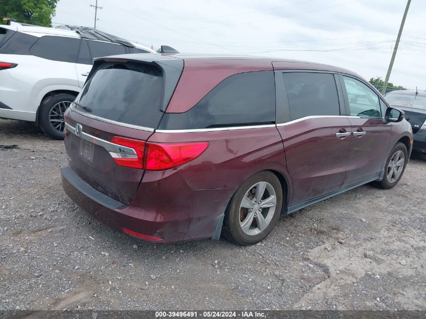 2018 Honda Odyssey Ex-L VIN: 5FNRL6H78JB065118 Lot: 39496491