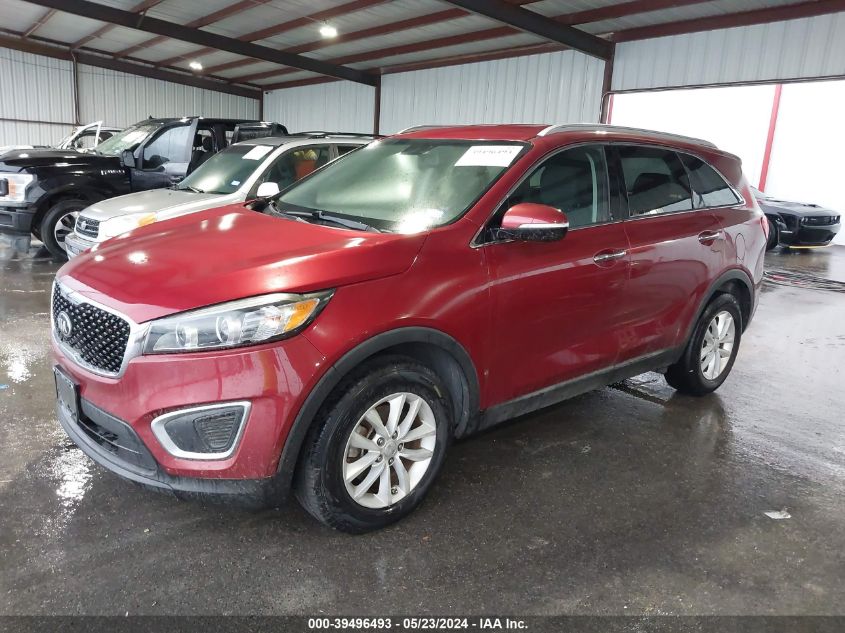 2016 Kia Sorento 2.4L Lx VIN: 5XYPG4A30GG170776 Lot: 39496493