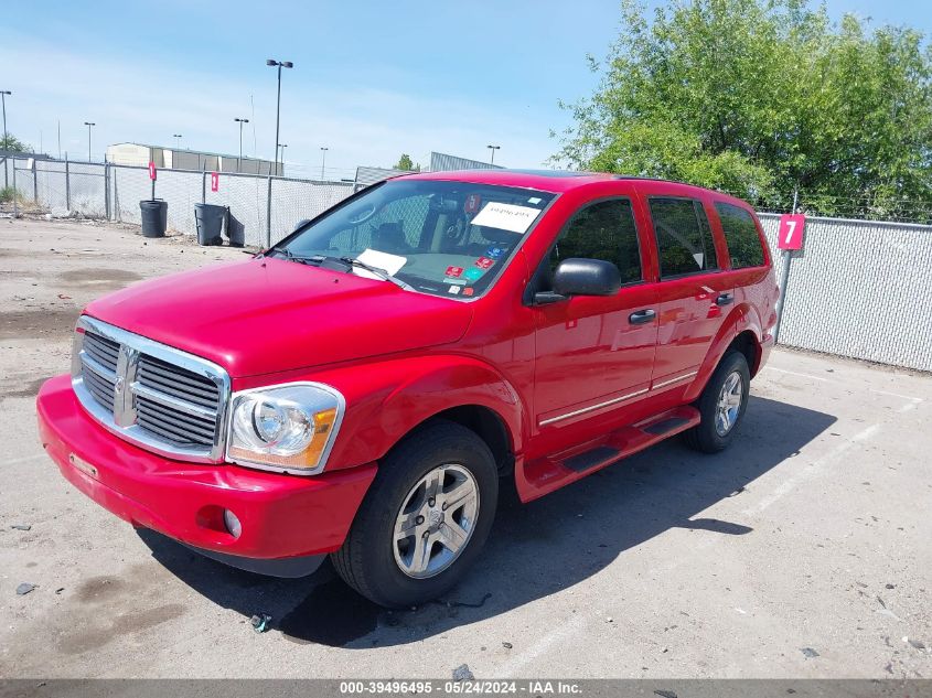 2004 Dodge Durango Limited VIN: 1D4HB58D34F210552 Lot: 39496495