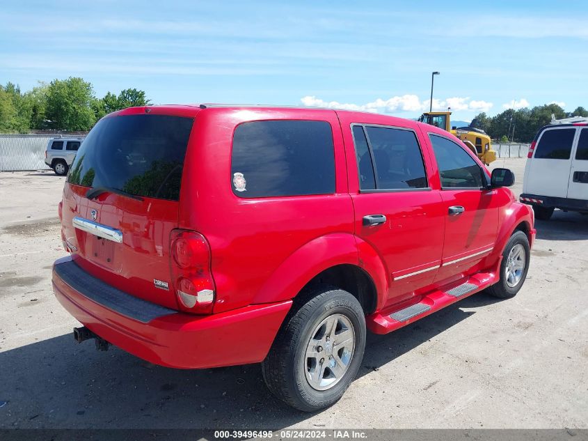 2004 Dodge Durango Limited VIN: 1D4HB58D34F210552 Lot: 39496495