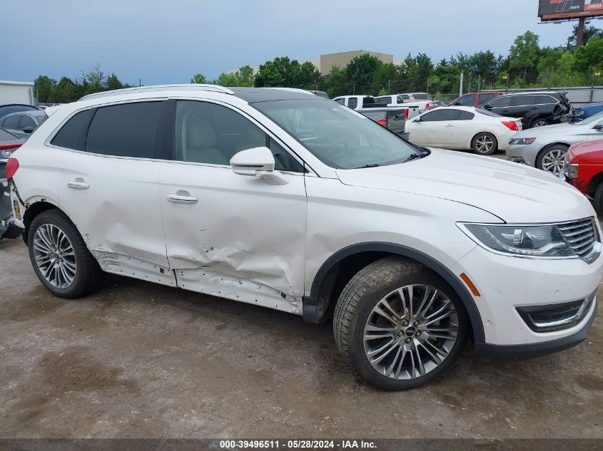 2018 Lincoln Mkx Reserve VIN: 2LMPJ6LR7JBL12311 Lot: 39496511