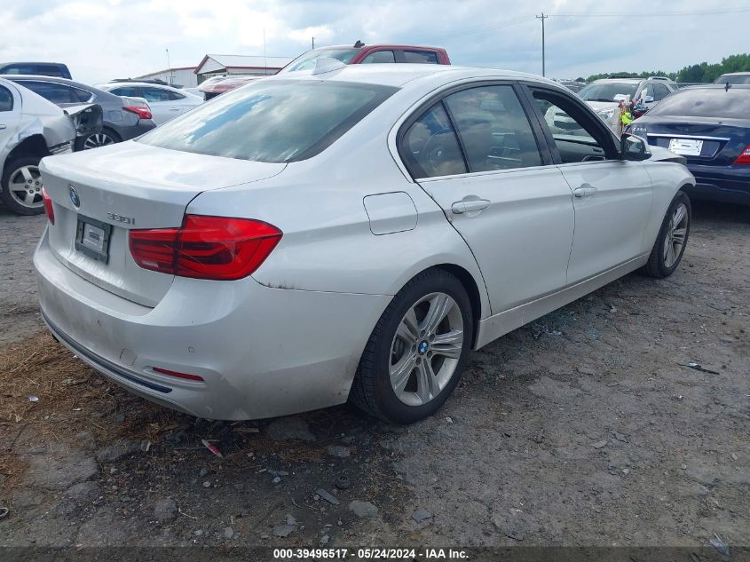 2017 BMW 330I VIN: WBA8B9G31HNU55095 Lot: 39496517