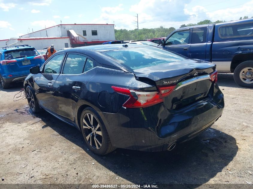 2017 Nissan Maxima 3.5 Platinum/3.5 S/3.5 Sl/3.5 Sr/3.5 Sv VIN: 1N4AA6AP3HC361478 Lot: 39496527