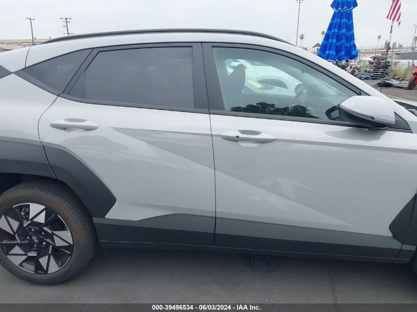 2024 Hyundai Kona Sel VIN: KM8HB3AB8RU100993 Lot: 39496534