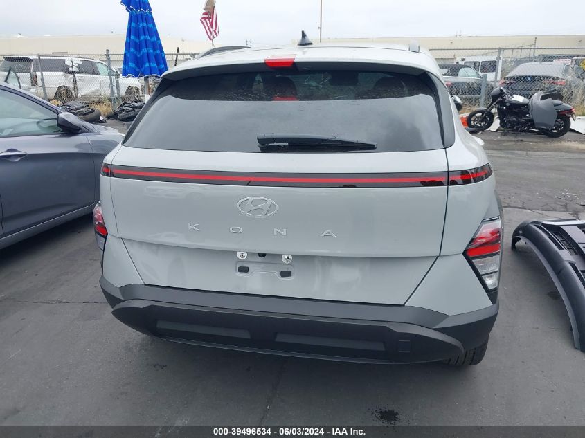 2024 Hyundai Kona Sel VIN: KM8HB3AB8RU100993 Lot: 39496534