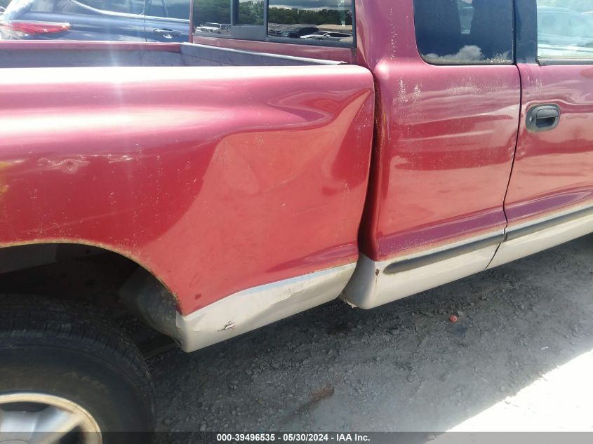 1998 Dodge Dakota VIN: 1B7GL22X5WS716594 Lot: 39496535