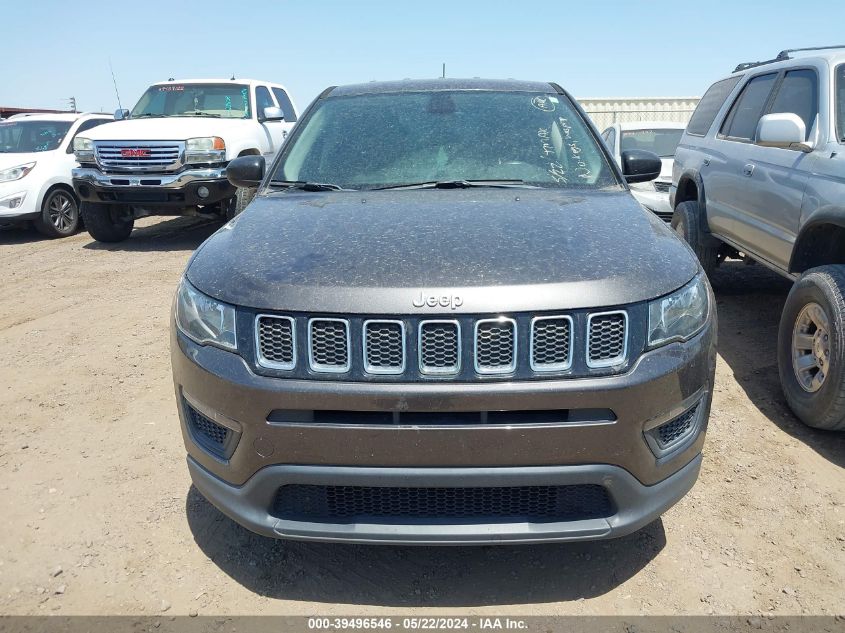 2018 Jeep Compass Sport Fwd VIN: 3C4NJCAB5JT155913 Lot: 39496546