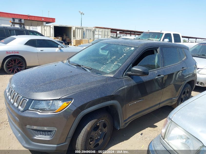 2018 Jeep Compass Sport Fwd VIN: 3C4NJCAB5JT155913 Lot: 39496546