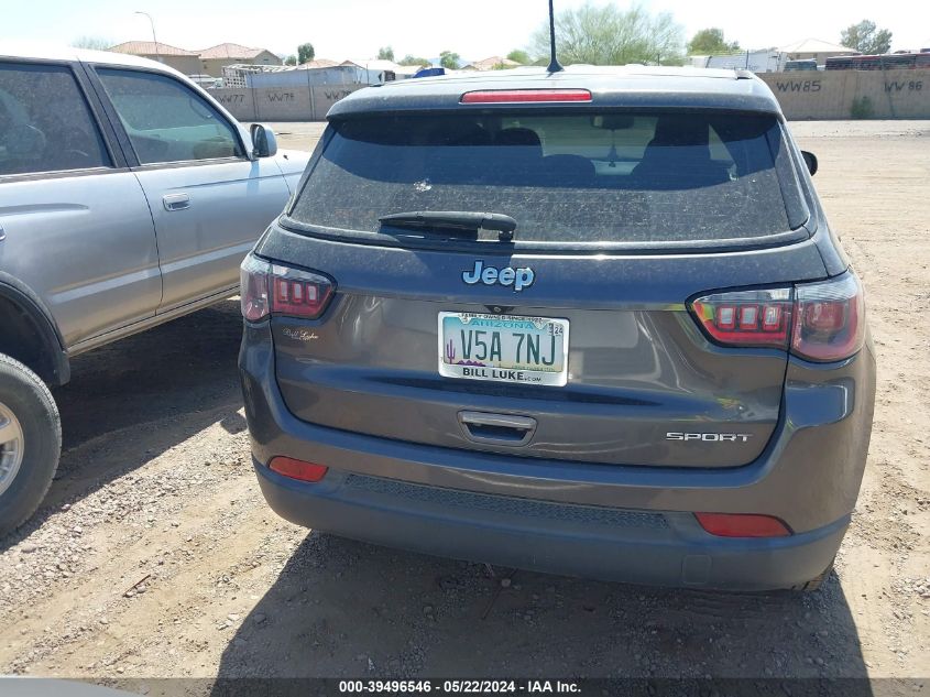 2018 Jeep Compass Sport Fwd VIN: 3C4NJCAB5JT155913 Lot: 39496546