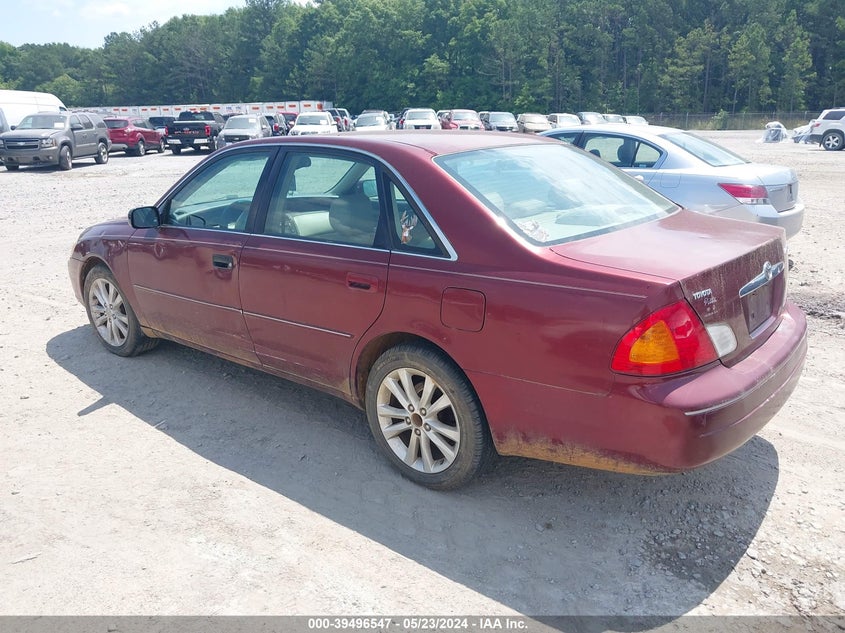2001 Toyota Avalon Xls VIN: 4T1BF28BX1U156240 Lot: 39496547