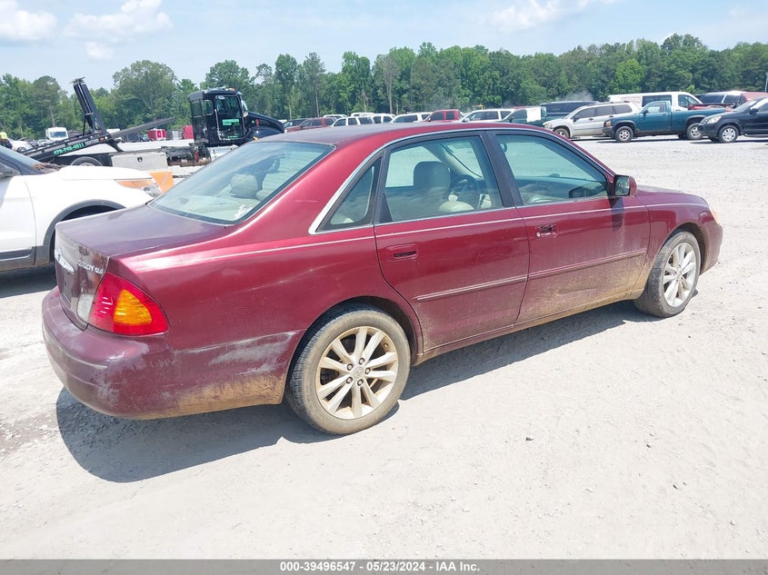 2001 Toyota Avalon Xls VIN: 4T1BF28BX1U156240 Lot: 39496547