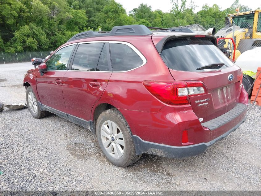 2015 Subaru Outback 2.5I Premium VIN: 4S4BSACC8F3218947 Lot: 39496558