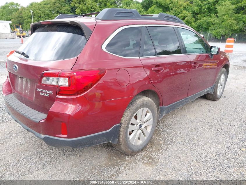 2015 Subaru Outback 2.5I Premium VIN: 4S4BSACC8F3218947 Lot: 39496558