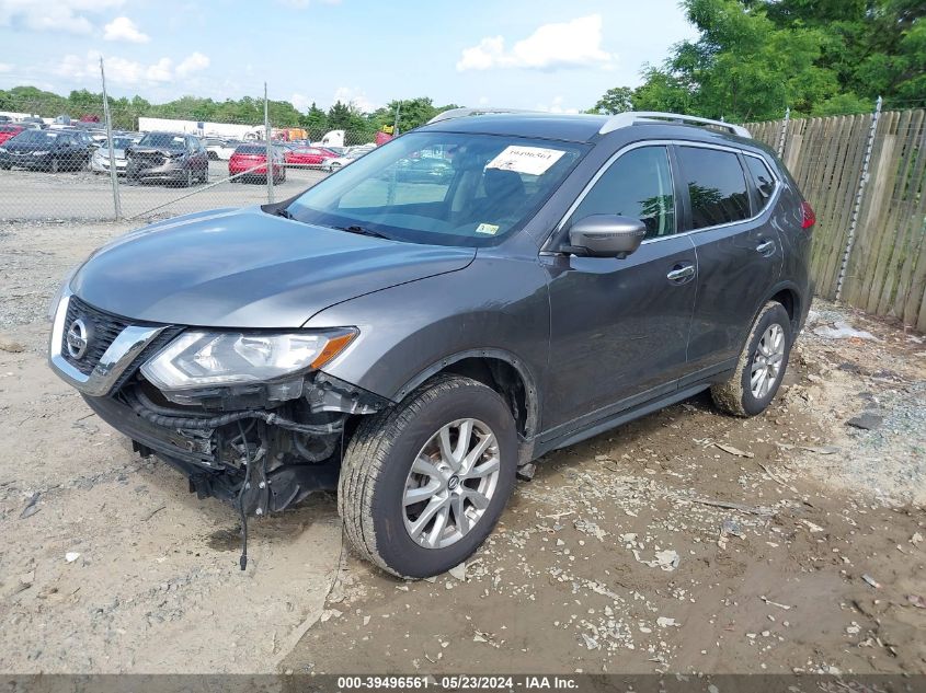 2017 Nissan Rogue Sv VIN: 5N1AT2MM1HC737265 Lot: 39496561