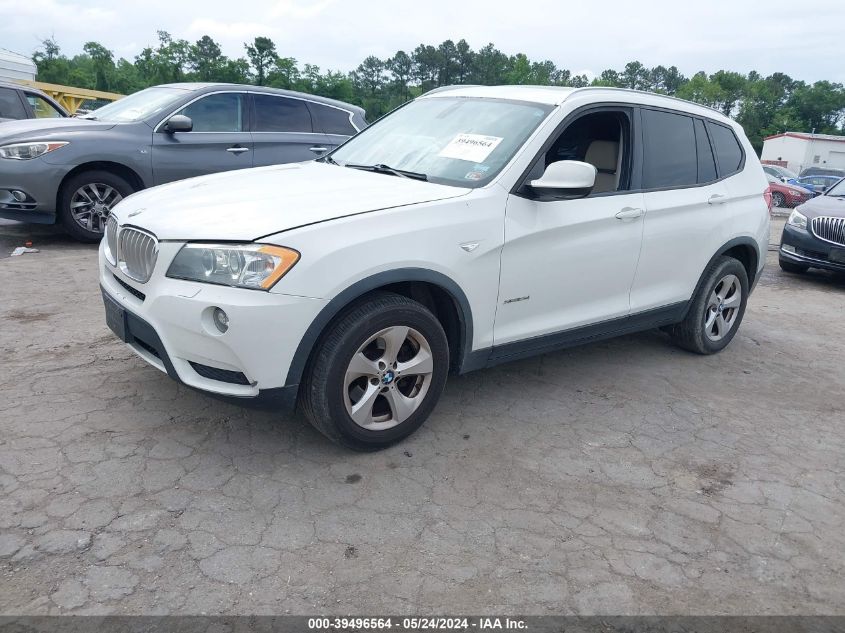 2011 BMW X3 xDrive28I VIN: 5UXWX5C57BL705811 Lot: 39496564