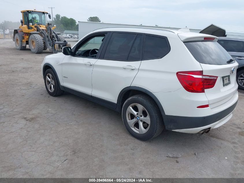 2011 BMW X3 xDrive28I VIN: 5UXWX5C57BL705811 Lot: 39496564