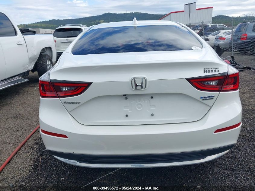 2019 Honda Insight Touring VIN: 19XZE4F94KE007582 Lot: 39496572