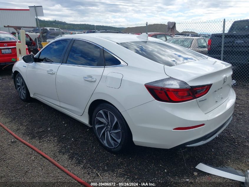 2019 Honda Insight Touring VIN: 19XZE4F94KE007582 Lot: 39496572