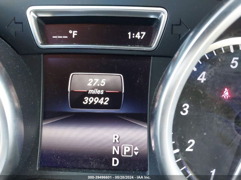 2015 MERCEDES-BENZ ML 350 4MATIC - 4JGDA5HB8FA615489