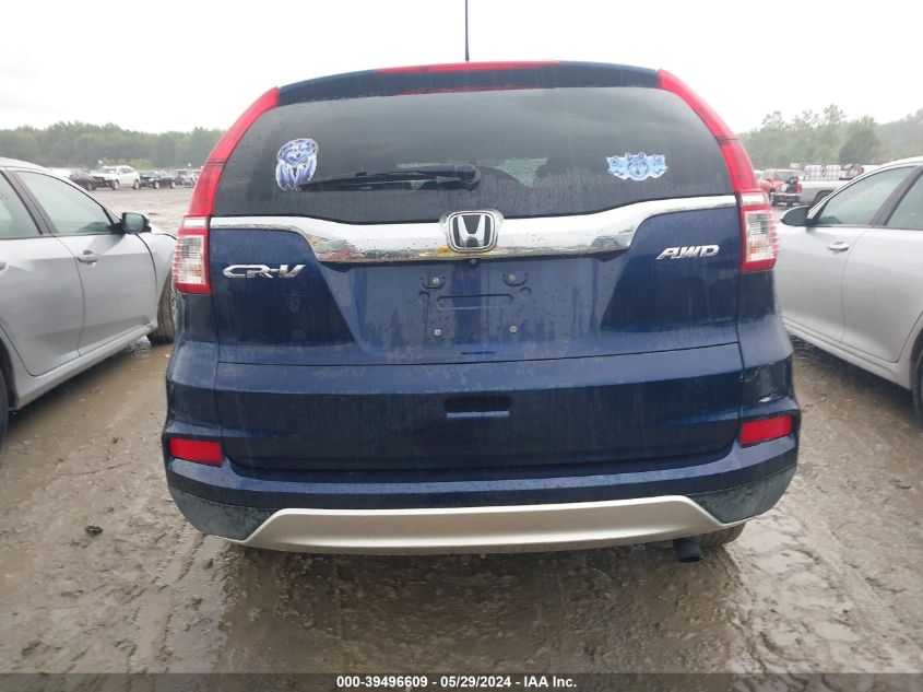 2015 Honda Cr-V Ex VIN: 2HKRM4H59FH678499 Lot: 39496609