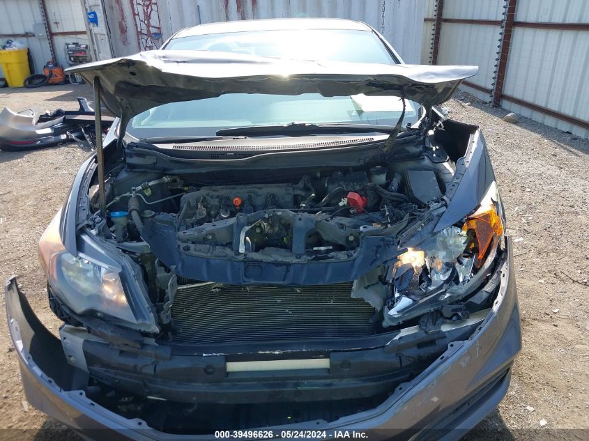 2014 Honda Civic Lx VIN: 2HGFG3B57EH522788 Lot: 39496626