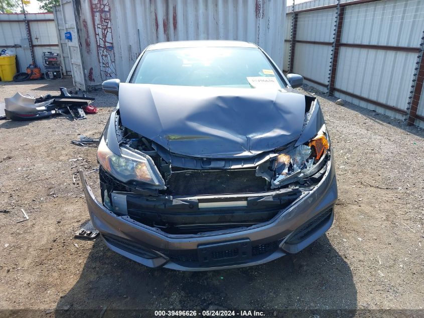 2014 Honda Civic Lx VIN: 2HGFG3B57EH522788 Lot: 39496626