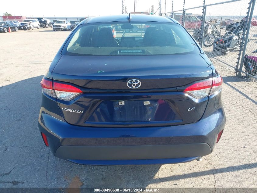 2022 Toyota Corolla Le VIN: 5YFEPMAE3NP363330 Lot: 39496638