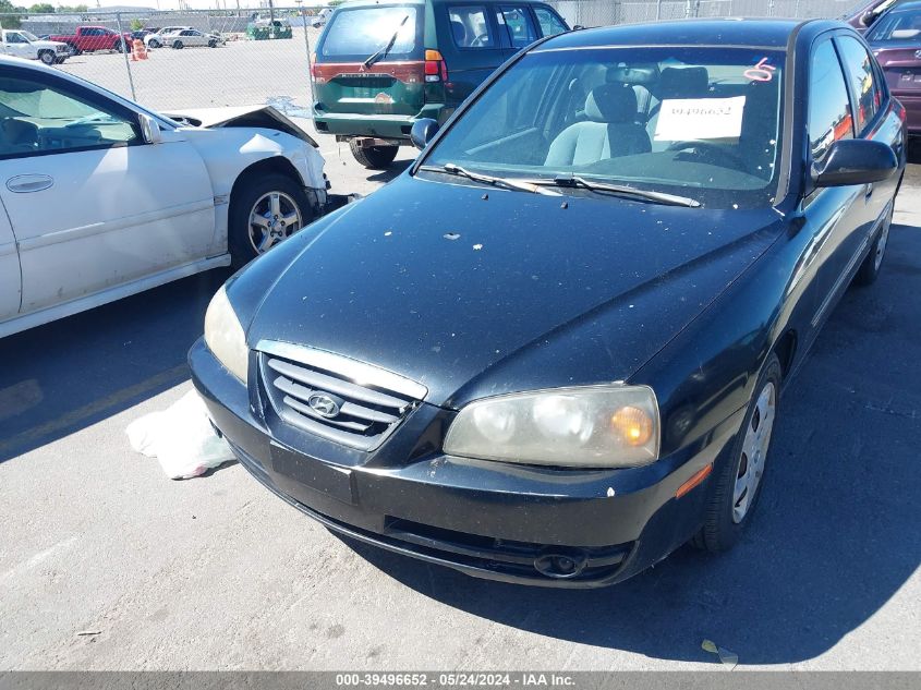 2005 Hyundai Elantra Gls/Gt VIN: KMHDN46D85U006189 Lot: 40681976