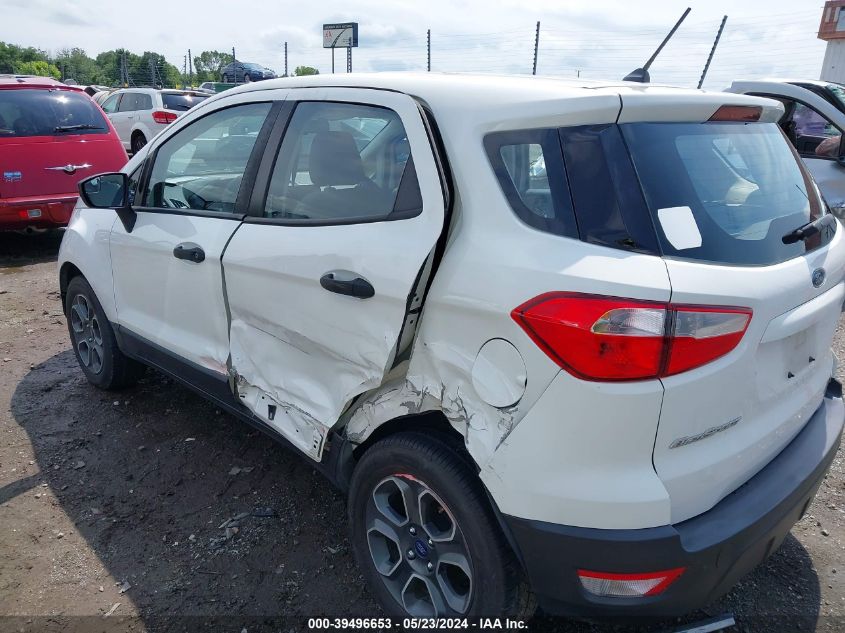 2018 Ford Ecosport S VIN: MAJ3P1RE4JC200057 Lot: 39496653