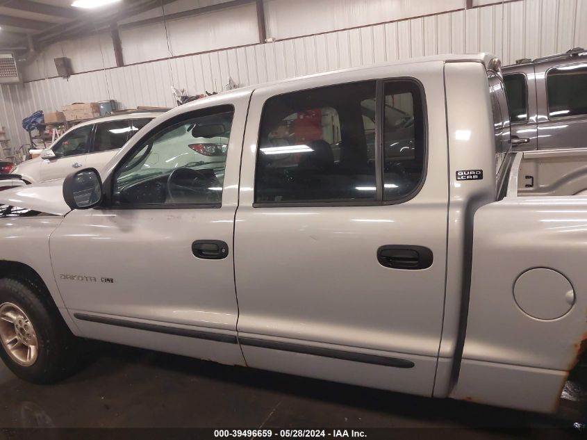 2000 Dodge Dakota Slt/Sport VIN: 1B7GL2AZXYS705063 Lot: 39496659