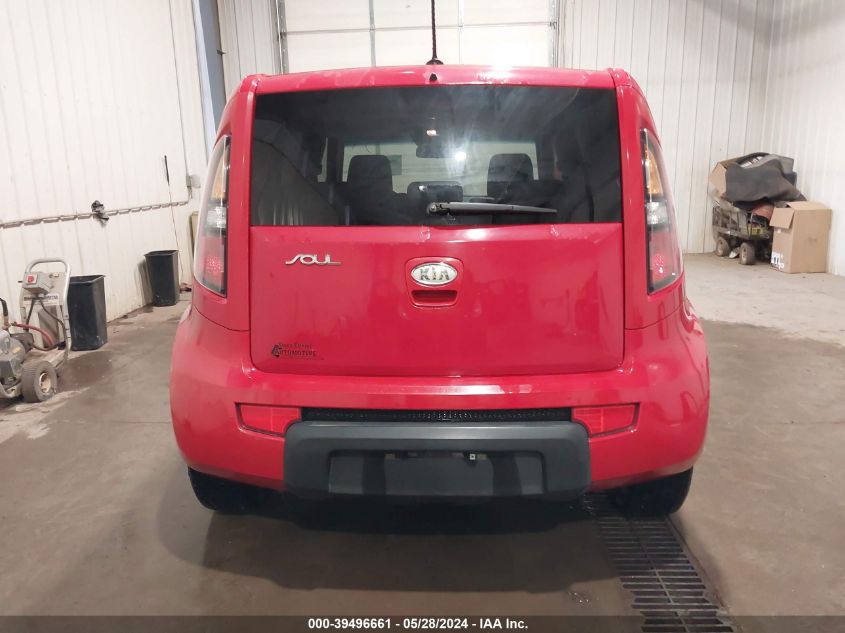 2010 Kia Soul + VIN: KNDJT2A20A7031412 Lot: 39496661